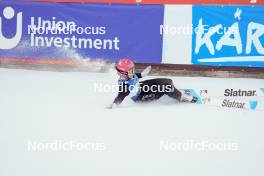 04.01.2024, Villach, Austria (AUT): Abigail Strate (CAN) - FIS world cup ski jumping women, individual HS98, Villach (AUT). www.nordicfocus.com. © Barbieri/NordicFocus. Every downloaded picture is fee-liable.