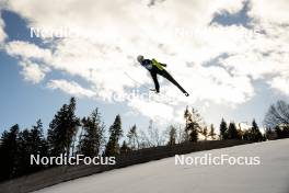 04.01.2024, Villach, Austria (AUT): Annika Sieff (ITA) - FIS world cup ski jumping women, individual HS98, Villach (AUT). www.nordicfocus.com. © Barbieri/NordicFocus. Every downloaded picture is fee-liable.