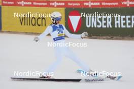 04.01.2024, Villach, Austria (AUT): Daniela Haralambie (ROU) - FIS world cup ski jumping women, individual HS98, Villach (AUT). www.nordicfocus.com. © Barbieri/NordicFocus. Every downloaded picture is fee-liable.