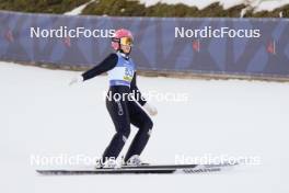 04.01.2024, Villach, Austria (AUT): Abigail Strate (CAN) - FIS world cup ski jumping women, individual HS98, Villach (AUT). www.nordicfocus.com. © Barbieri/NordicFocus. Every downloaded picture is fee-liable.