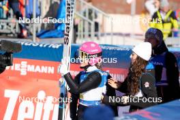03.01.2024, Villach, Austria (AUT): Abigail Strate (CAN) - FIS world cup ski jumping women, individual HS98, Villach (AUT). www.nordicfocus.com. © Barbieri/NordicFocus. Every downloaded picture is fee-liable.
