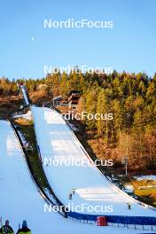 03.01.2024, Villach, Austria (AUT): Track atmosphere    - FIS world cup ski jumping women, individual HS98, Villach (AUT). www.nordicfocus.com. © Barbieri/NordicFocus. Every downloaded picture is fee-liable.