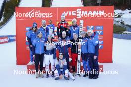 03.01.2024, Villach, Austria (AUT): Team Austria, Eva Pinkelnig (AUT) - FIS world cup ski jumping women, individual HS98, Villach (AUT). www.nordicfocus.com. © Barbieri/NordicFocus. Every downloaded picture is fee-liable.