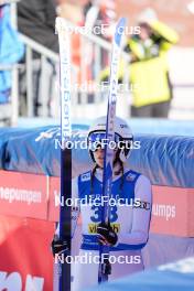 03.01.2024, Villach, Austria (AUT): Karolina Indrackova (CZE) - FIS world cup ski jumping women, individual HS98, Villach (AUT). www.nordicfocus.com. © Barbieri/NordicFocus. Every downloaded picture is fee-liable.