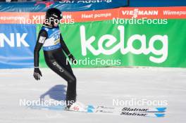 03.01.2024, Villach, Austria (AUT): Nicole Maurer (CAN) - FIS world cup ski jumping women, individual HS98, Villach (AUT). www.nordicfocus.com. © Barbieri/NordicFocus. Every downloaded picture is fee-liable.