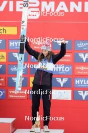 03.01.2024, Villach, Austria (AUT): Abigail Strate (CAN) - FIS world cup ski jumping women, individual HS98, Villach (AUT). www.nordicfocus.com. © Barbieri/NordicFocus. Every downloaded picture is fee-liable.