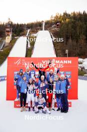 03.01.2024, Villach, Austria (AUT): Team Austria Eva Pinkelnig (AUT) - FIS world cup ski jumping women, individual HS98, Villach (AUT). www.nordicfocus.com. © Barbieri/NordicFocus. Every downloaded picture is fee-liable.