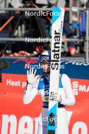 03.01.2024, Villach, Austria (AUT): Daniela Haralambie (ROU) - FIS world cup ski jumping women, individual HS98, Villach (AUT). www.nordicfocus.com. © Barbieri/NordicFocus. Every downloaded picture is fee-liable.