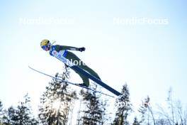 03.01.2024, Villach, Austria (AUT): Julia Kykkaenen (FIN) - FIS world cup ski jumping women, individual HS98, Villach (AUT). www.nordicfocus.com. © Barbieri/NordicFocus. Every downloaded picture is fee-liable.