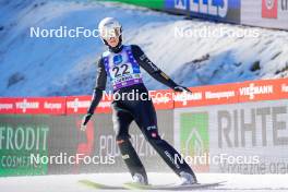 27.01.2024, Ljubno, Slovenia (SLO): Annika Sieff (ITA) - FIS world cup ski jumping women, individual HS94, Ljubno (SLO). www.nordicfocus.com. © Barbieri/NordicFocus. Every downloaded picture is fee-liable.