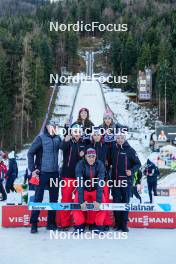 27.01.2024, Ljubno, Slovenia (SLO): Alexandria Loutitt (CAN), Abigail Strate (CAN), (l-r)  - FIS world cup ski jumping women, individual HS94, Ljubno (SLO). www.nordicfocus.com. © Barbieri/NordicFocus. Every downloaded picture is fee-liable.