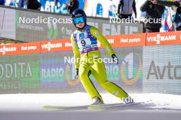 27.01.2024, Ljubno, Slovenia (SLO): Annika Belshaw (USA) - FIS world cup ski jumping women, individual HS94, Ljubno (SLO). www.nordicfocus.com. © Barbieri/NordicFocus. Every downloaded picture is fee-liable.
