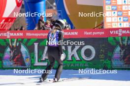 28.01.2024, Ljubno, Slovenia (SLO): Chiara Kreuzer (AUT) - FIS world cup ski jumping women, individual HS94, Ljubno (SLO). www.nordicfocus.com. © Barbieri/NordicFocus. Every downloaded picture is fee-liable.