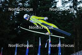 28.01.2024, Ljubno, Slovenia (SLO): Paige Jones (USA) - FIS world cup ski jumping women, individual HS94, Ljubno (SLO). www.nordicfocus.com. © Barbieri/NordicFocus. Every downloaded picture is fee-liable.