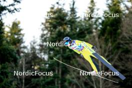 28.01.2024, Ljubno, Slovenia (SLO): Annika Belshaw (USA) - FIS world cup ski jumping women, individual HS94, Ljubno (SLO). www.nordicfocus.com. © Barbieri/NordicFocus. Every downloaded picture is fee-liable.