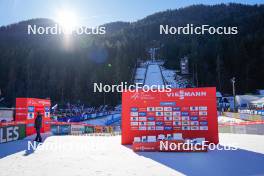 28.01.2024, Ljubno, Slovenia (SLO): Podium - FIS world cup ski jumping women, individual HS94, Ljubno (SLO). www.nordicfocus.com. © Barbieri/NordicFocus. Every downloaded picture is fee-liable.