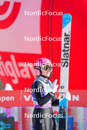28.01.2024, Ljubno, Slovenia (SLO): Abigail Strate (CAN) - FIS world cup ski jumping women, individual HS94, Ljubno (SLO). www.nordicfocus.com. © Barbieri/NordicFocus. Every downloaded picture is fee-liable.