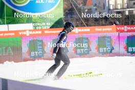 28.01.2024, Ljubno, Slovenia (SLO): Emma Chervet (FRA) - FIS world cup ski jumping women, individual HS94, Ljubno (SLO). www.nordicfocus.com. © Barbieri/NordicFocus. Every downloaded picture is fee-liable.