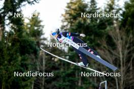 28.01.2024, Ljubno, Slovenia (SLO): Chiara Kreuzer (AUT) - FIS world cup ski jumping women, individual HS94, Ljubno (SLO). www.nordicfocus.com. © Barbieri/NordicFocus. Every downloaded picture is fee-liable.