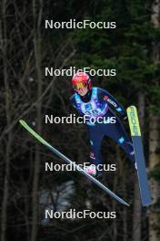 28.01.2024, Ljubno, Slovenia (SLO): Katharina Schmid (GER) - FIS world cup ski jumping women, individual HS94, Ljubno (SLO). www.nordicfocus.com. © Barbieri/NordicFocus. Every downloaded picture is fee-liable.