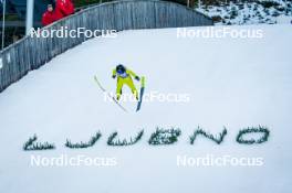 26.01.2024, Ljubno, Slovenia (SLO): Annika Belshaw (USA) - FIS world cup ski jumping women, training, Ljubno (SLO). www.nordicfocus.com. © Barbieri/NordicFocus. Every downloaded picture is fee-liable.