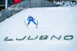 26.01.2024, Ljubno, Slovenia (SLO): Ajda Kosnjek (SLO) - FIS world cup ski jumping women, training, Ljubno (SLO). www.nordicfocus.com. © Barbieri/NordicFocus. Every downloaded picture is fee-liable.