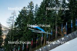 26.01.2024, Ljubno, Slovenia (SLO): Taja Bodlaj (SLO) - FIS world cup ski jumping women, training, Ljubno (SLO). www.nordicfocus.com. © Barbieri/NordicFocus. Every downloaded picture is fee-liable.