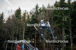 26.01.2024, Ljubno, Slovenia (SLO): Nika Krasovic (SLO) - FIS world cup ski jumping women, training, Ljubno (SLO). www.nordicfocus.com. © Barbieri/NordicFocus. Every downloaded picture is fee-liable.