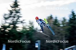26.01.2024, Ljubno, Slovenia (SLO): Katharina Schmid (GER) - FIS world cup ski jumping women, training, Ljubno (SLO). www.nordicfocus.com. © Barbieri/NordicFocus. Every downloaded picture is fee-liable.