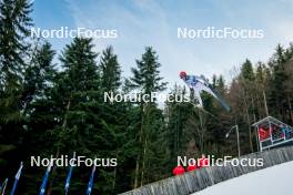 26.01.2024, Ljubno, Slovenia (SLO): Julia Muehlbacher (AUT) - FIS world cup ski jumping women, training, Ljubno (SLO). www.nordicfocus.com. © Barbieri/NordicFocus. Every downloaded picture is fee-liable.