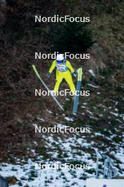 26.01.2024, Ljubno, Slovenia (SLO): Paige Jones (USA) - FIS world cup ski jumping women, training, Ljubno (SLO). www.nordicfocus.com. © Barbieri/NordicFocus. Every downloaded picture is fee-liable.