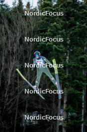 26.01.2024, Ljubno, Slovenia (SLO): Samantha Macuga (USA) - FIS world cup ski jumping women, training, Ljubno (SLO). www.nordicfocus.com. © Barbieri/NordicFocus. Every downloaded picture is fee-liable.