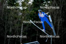 26.01.2024, Ljubno, Slovenia (SLO): Nicole Maurer (CAN) - FIS world cup ski jumping women, training, Ljubno (SLO). www.nordicfocus.com. © Barbieri/NordicFocus. Every downloaded picture is fee-liable.