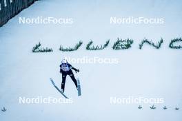 26.01.2024, Ljubno, Slovenia (SLO): Taja Bodlaj (SLO) - FIS world cup ski jumping women, training, Ljubno (SLO). www.nordicfocus.com. © Barbieri/NordicFocus. Every downloaded picture is fee-liable.