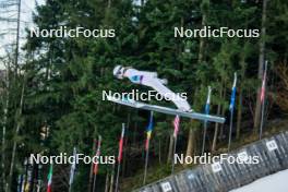 26.01.2024, Ljubno, Slovenia (SLO): Daniela Haralambie (ROU) - FIS world cup ski jumping women, training, Ljubno (SLO). www.nordicfocus.com. © Barbieri/NordicFocus. Every downloaded picture is fee-liable.