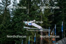 26.01.2024, Ljubno, Slovenia (SLO): Eva Pinkelnig (AUT) - FIS world cup ski jumping women, training, Ljubno (SLO). www.nordicfocus.com. © Barbieri/NordicFocus. Every downloaded picture is fee-liable.