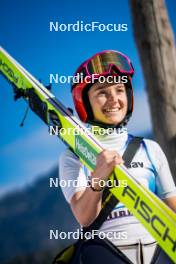 26.01.2024, Ljubno, Slovenia (SLO): Katharina Schmid (GER) - FIS world cup ski jumping women, training, Ljubno (SLO). www.nordicfocus.com. © Barbieri/NordicFocus. Every downloaded picture is fee-liable.