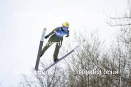 24.02.2024, Hinzenbach, Austria (AUT): Julia Kykkaenen (FIN) - FIS world cup ski jumping women, individual HS90, Hinzenbach (AUT). www.nordicfocus.com. © Volk/NordicFocus. Every downloaded picture is fee-liable