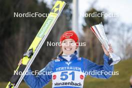 24.02.2024, Hinzenbach, Austria (AUT): Katharina Schmid (GER) - FIS world cup ski jumping women, individual HS90, Hinzenbach (AUT). www.nordicfocus.com. © Volk/NordicFocus. Every downloaded picture is fee-liable