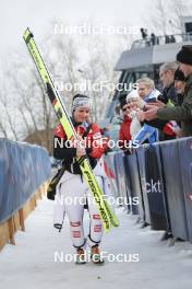 24.02.2024, Hinzenbach, Austria (AUT): Jacqueline Seifriedsberger (AUT) - FIS world cup ski jumping women, individual HS90, Hinzenbach (AUT). www.nordicfocus.com. © Volk/NordicFocus. Every downloaded picture is fee-liable