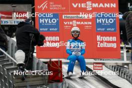 24.02.2024, Hinzenbach, Austria (AUT): Tina Erzar (SLO) - FIS world cup ski jumping women, individual HS90, Hinzenbach (AUT). www.nordicfocus.com. © Volk/NordicFocus. Every downloaded picture is fee-liable.