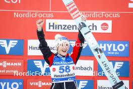 24.02.2024, Hinzenbach, Austria (AUT): Eva Pinkelnig (AUT) - FIS world cup ski jumping women, individual HS90, Hinzenbach (AUT). www.nordicfocus.com. © Volk/NordicFocus. Every downloaded picture is fee-liable