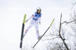 24.02.2024, Hinzenbach, Austria (AUT): Lisa Eder (AUT), Lisa Eder (AUT) - FIS world cup ski jumping women, individual HS90, Hinzenbach (AUT). www.nordicfocus.com. © Volk/NordicFocus. Every downloaded picture is fee-liable