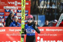 24.02.2024, Hinzenbach, Austria (AUT): Josephine Pagnier (FRA) - FIS world cup ski jumping women, individual HS90, Hinzenbach (AUT). www.nordicfocus.com. © Volk/NordicFocus. Every downloaded picture is fee-liable