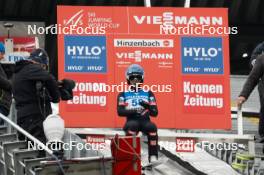 24.02.2024, Hinzenbach, Austria (AUT): Eva Pinkelnig (AUT) - FIS world cup ski jumping women, individual HS90, Hinzenbach (AUT). www.nordicfocus.com. © Volk/NordicFocus. Every downloaded picture is fee-liable.