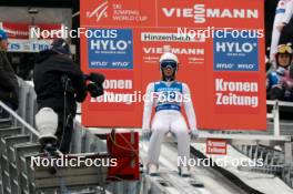 24.02.2024, Hinzenbach, Austria (AUT): Daniela Haralambie (ROU) - FIS world cup ski jumping women, individual HS90, Hinzenbach (AUT). www.nordicfocus.com. © Volk/NordicFocus. Every downloaded picture is fee-liable.