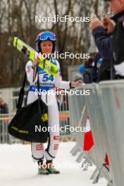 24.02.2024, Hinzenbach, Austria (AUT): Jacqueline Seifriedsberger (AUT) - FIS world cup ski jumping women, individual HS90, Hinzenbach (AUT). www.nordicfocus.com. © Volk/NordicFocus. Every downloaded picture is fee-liable.