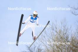 24.02.2024, Hinzenbach, Austria (AUT): Qingyue Peng (CHN) - FIS world cup ski jumping women, individual HS90, Hinzenbach (AUT). www.nordicfocus.com. © Volk/NordicFocus. Every downloaded picture is fee-liable