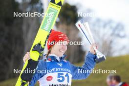 24.02.2024, Hinzenbach, Austria (AUT): Katharina Schmid (GER) - FIS world cup ski jumping women, individual HS90, Hinzenbach (AUT). www.nordicfocus.com. © Volk/NordicFocus. Every downloaded picture is fee-liable