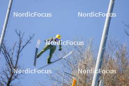 25.02.2024, Hinzenbach, Austria (AUT): Julia Kykkaenen (FIN) - FIS world cup ski jumping women, individual HS90, Hinzenbach (AUT). www.nordicfocus.com. © Volk/NordicFocus. Every downloaded picture is fee-liable